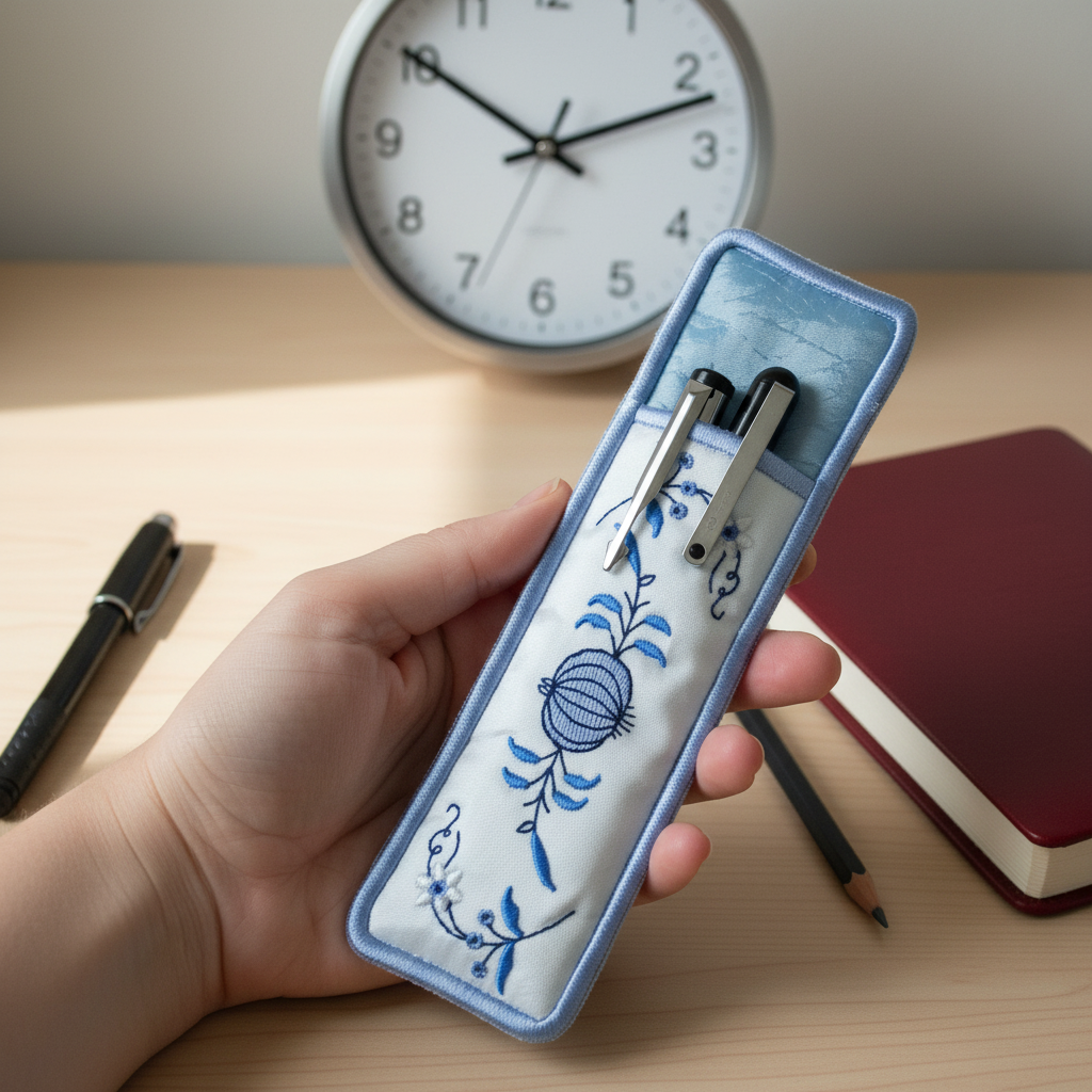 Blue Onion Pen and Pencil Holder