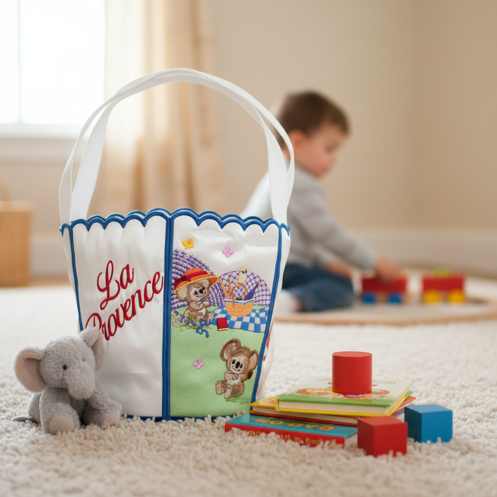 Bucket Bin France Fuzzy Koala Bear