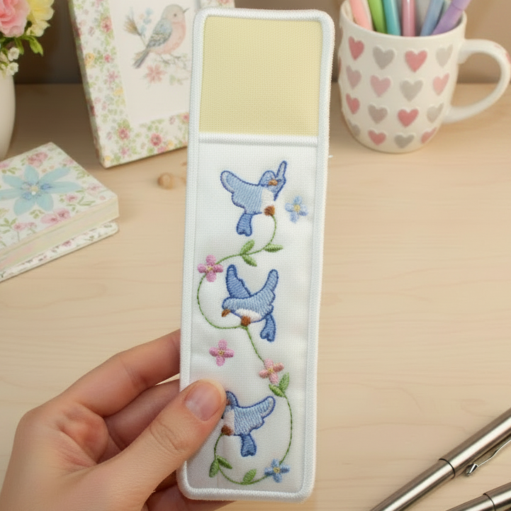 Birdie Pen and Pencil Sleeve