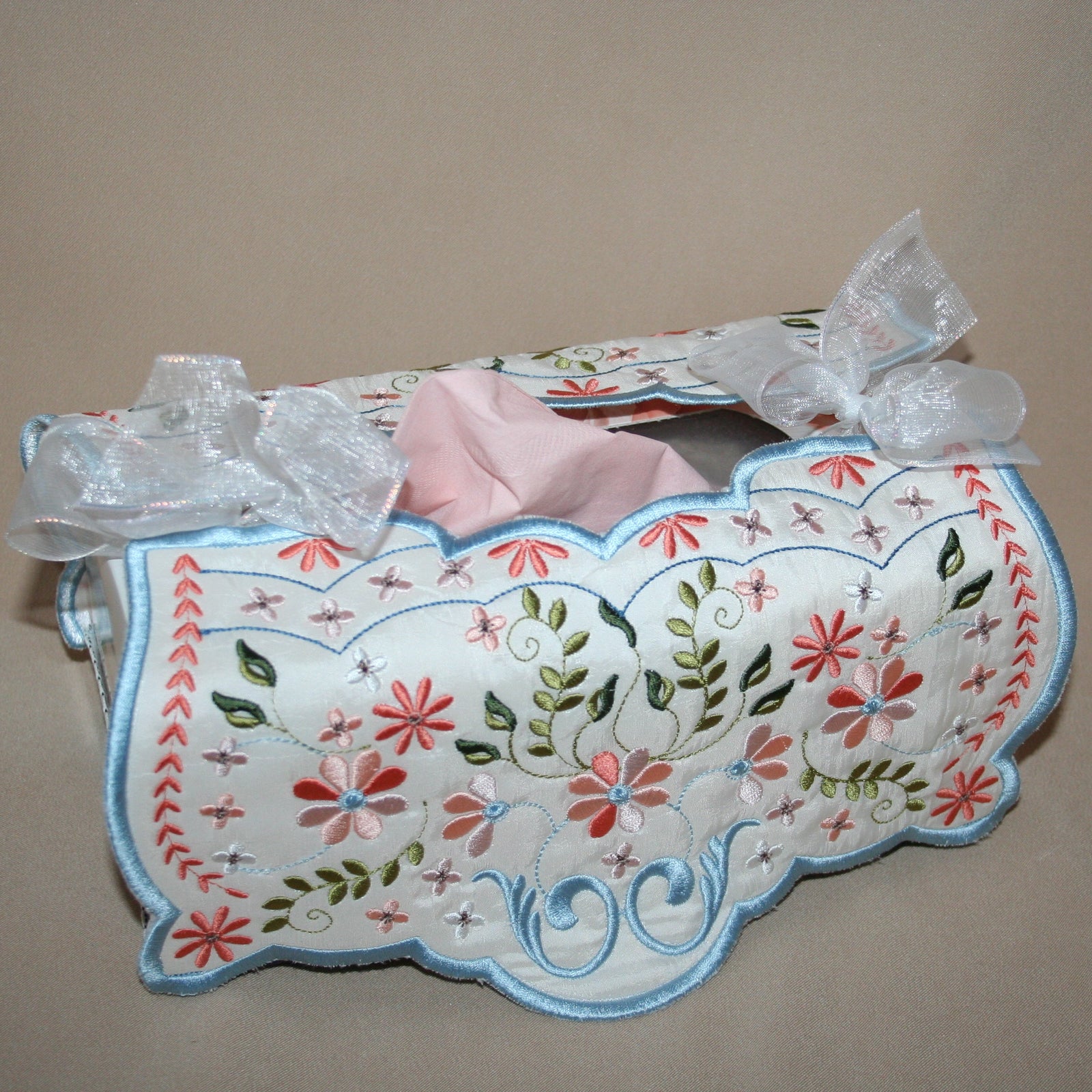 Signature Tissue Box Drape