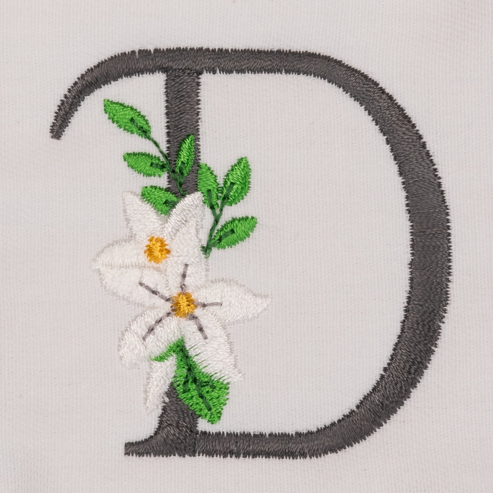 Snow Bouquet Letter D