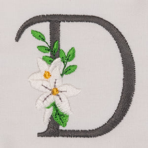 Snow Bouquet Letter D