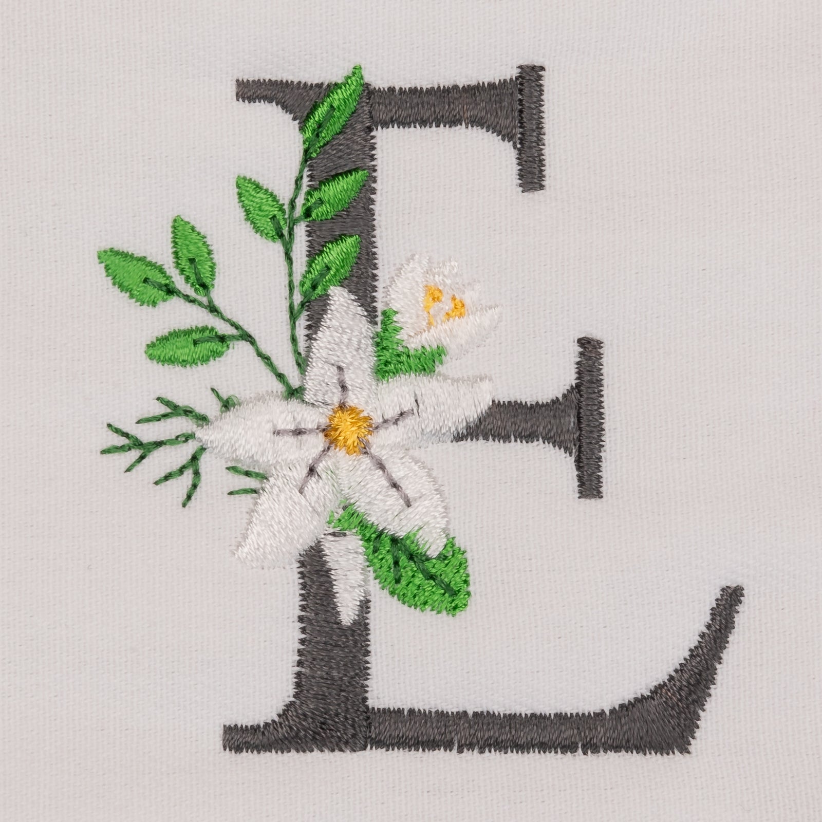 Snow Bouquet Letter E