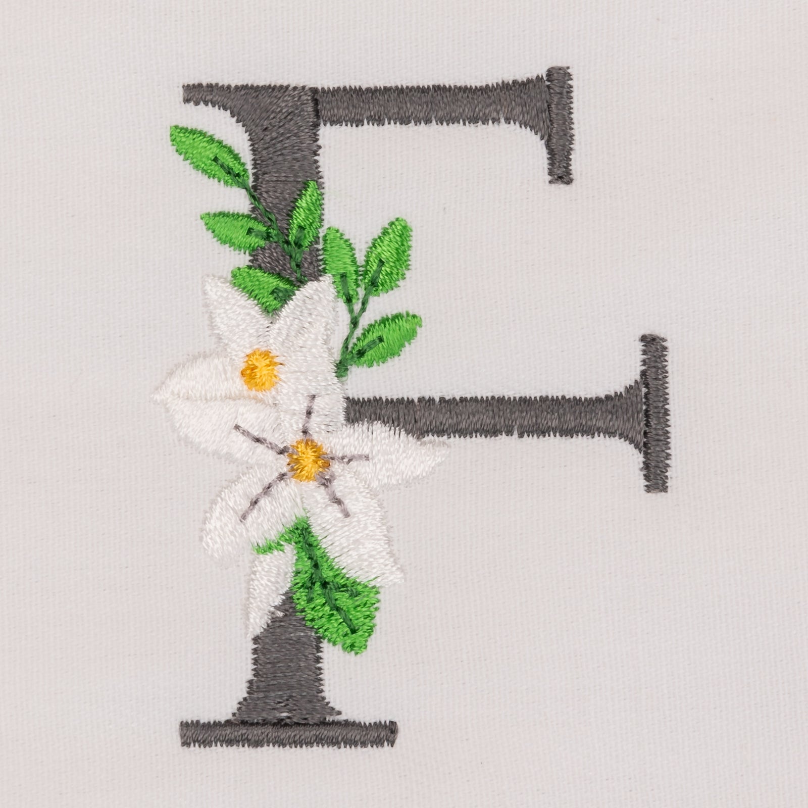 Snow Bouquet Letter F