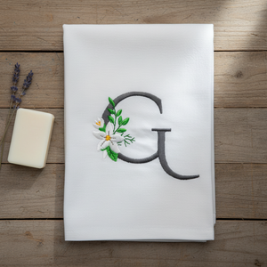 Snow Bouquet Letter G