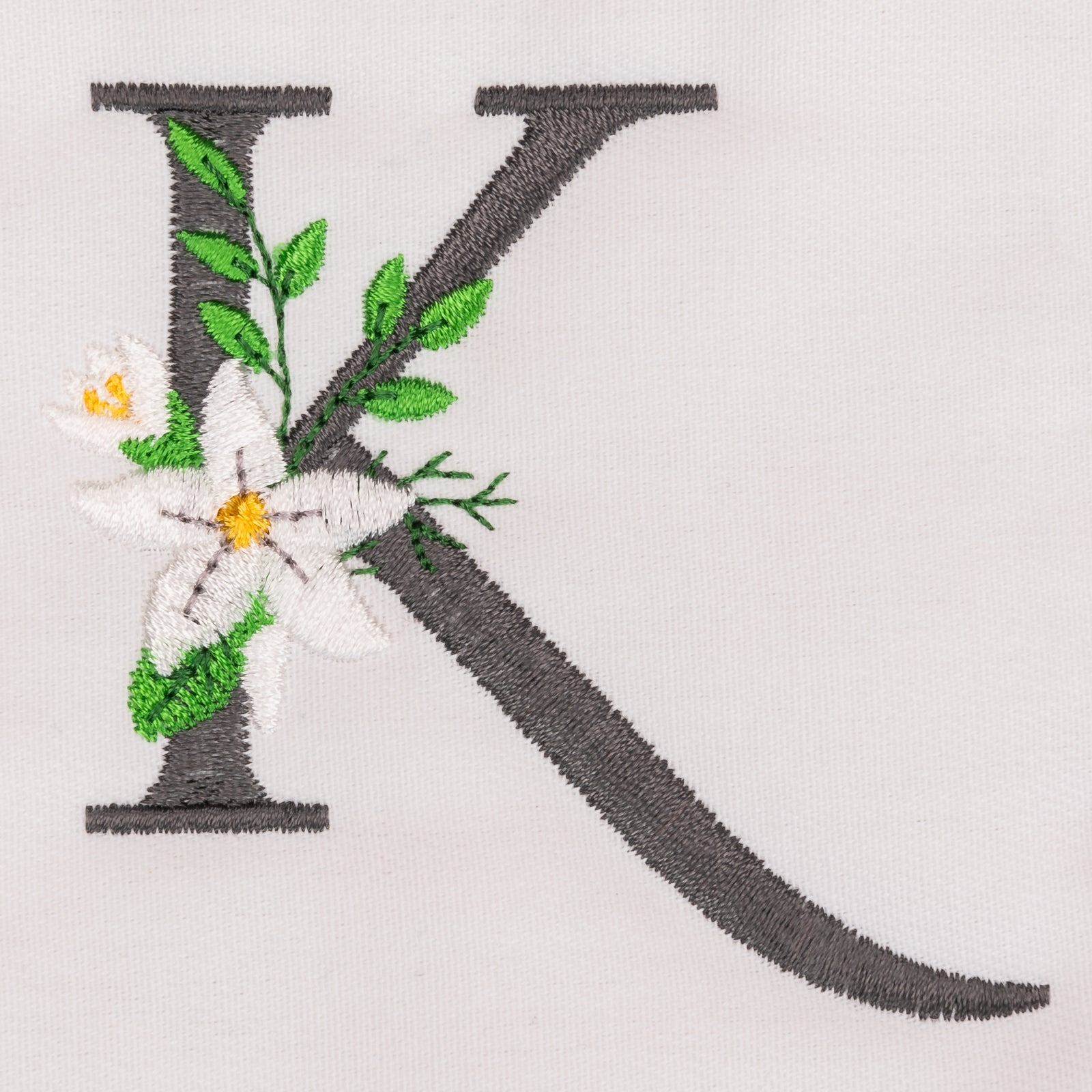 Snow Bouquet Letter K