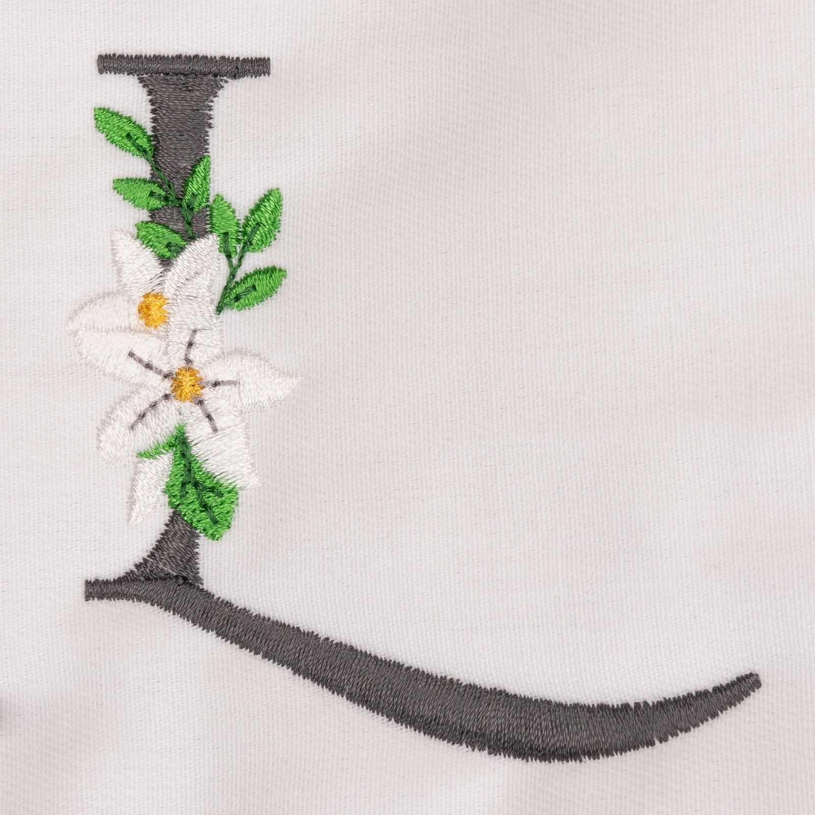 Snow Bouquet Letter L