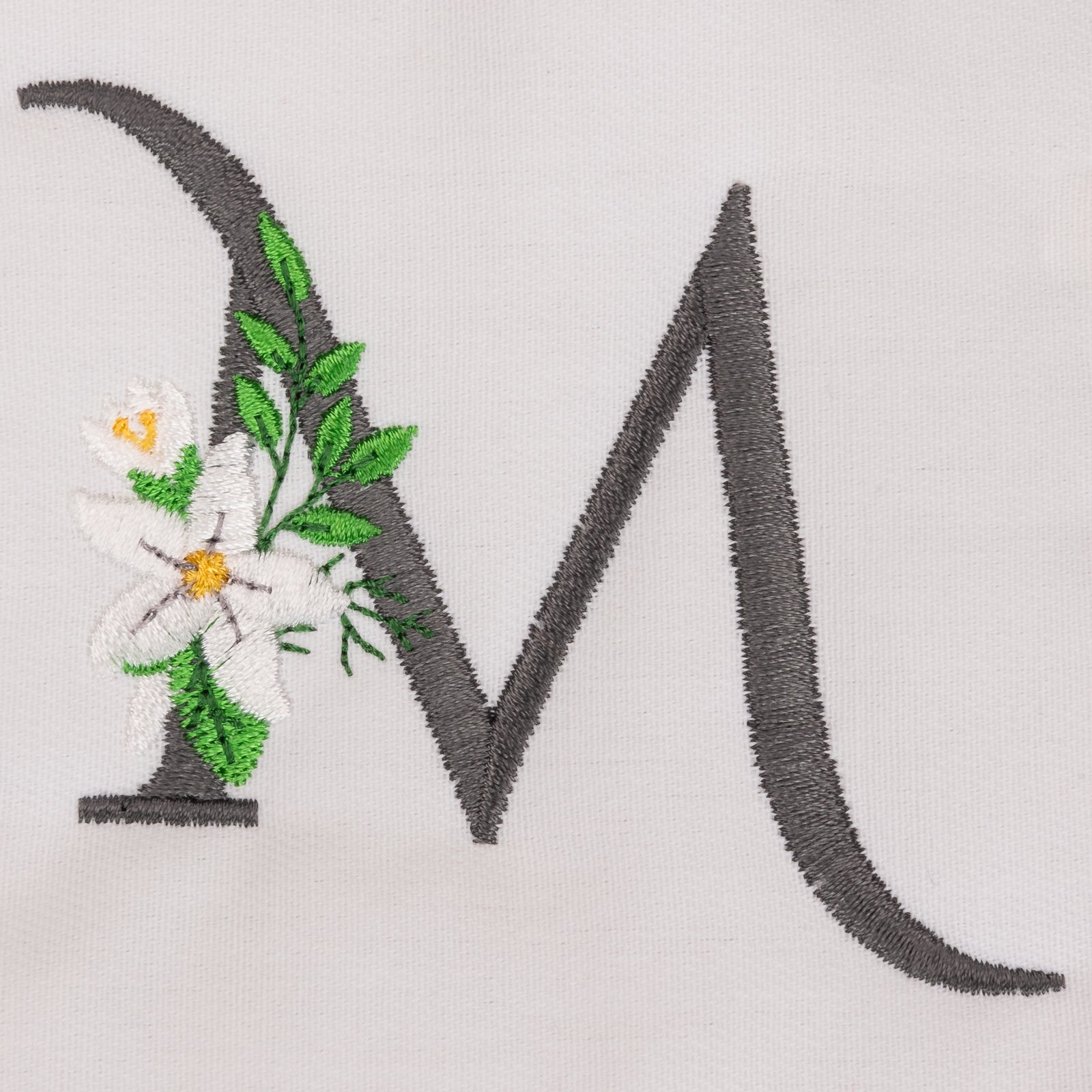 Snow Bouquet Letter M