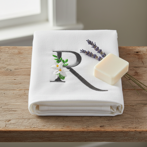 Snow Bouquet Letter R