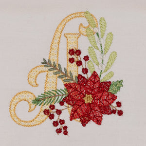 Scarlet Symphony Monogram Letter A