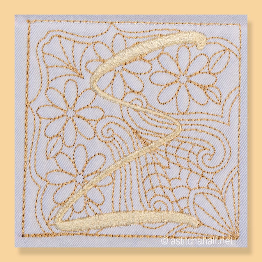 Carpe Diem Monogram E