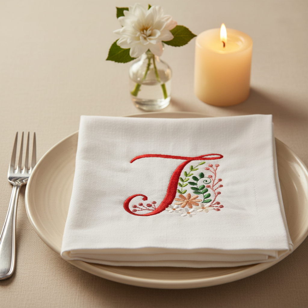 Ameri Prairie Monogram Letter T