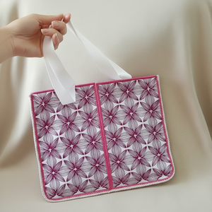Abstract Orchid Skinny Tote