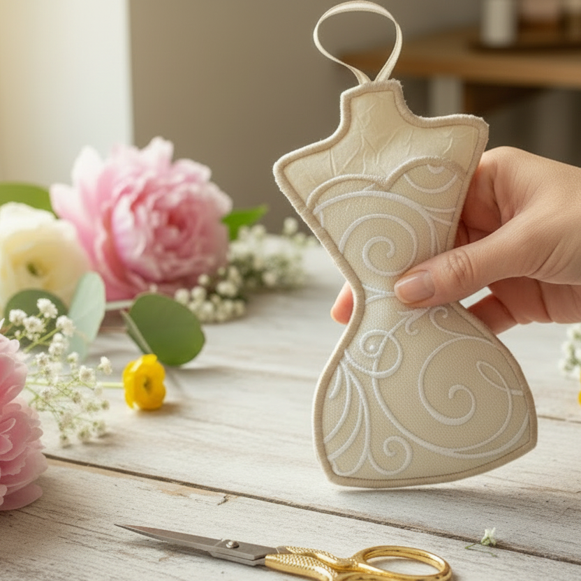 Filigree Scissor Pocket All In The Hoop