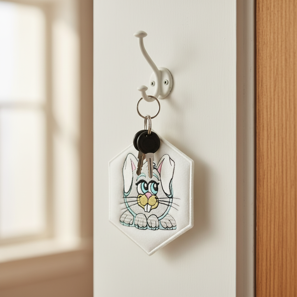 Bunny Key Tag