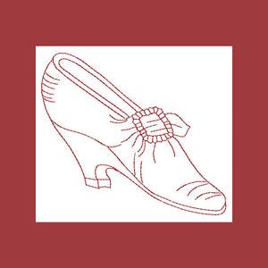 Redwork Dress Up Shoes