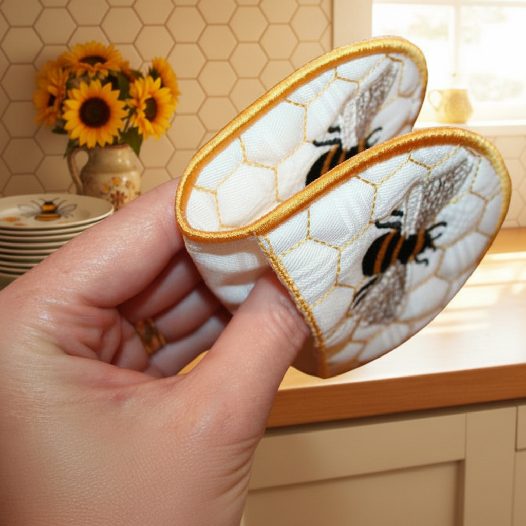 Bumble Bee Fingertip Mitts