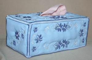 Applique Daisy Charm Tissue box Covers