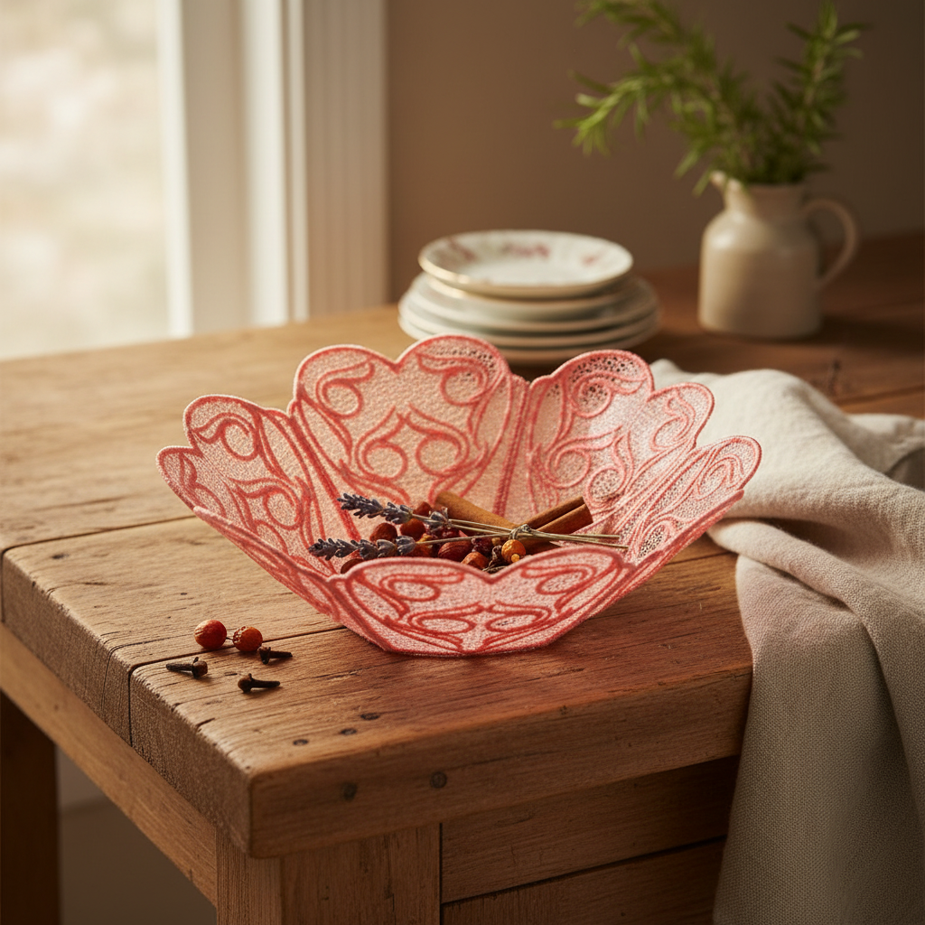 Freestanding Lace Love Bowl Always