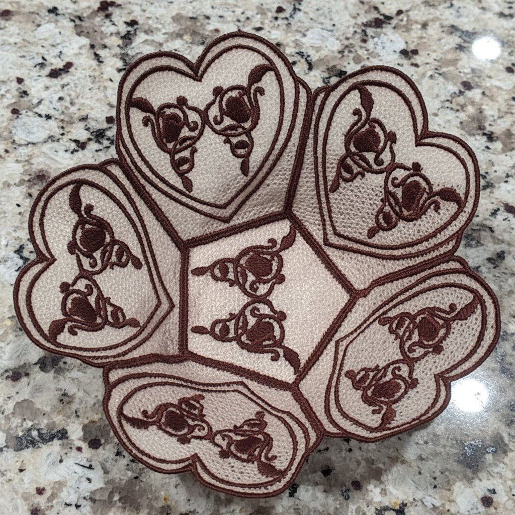 Freestanding Lace Love Bowl Twirl