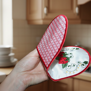 Strawberry Fingertip Oven Mitts
