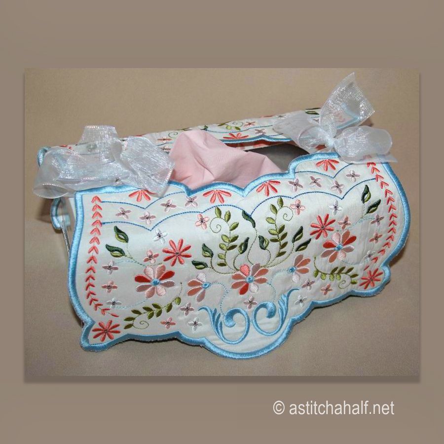 Signature Tissue Box Drape