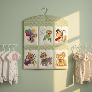 Fuzzy Koala Bears Circus Closet Organizer