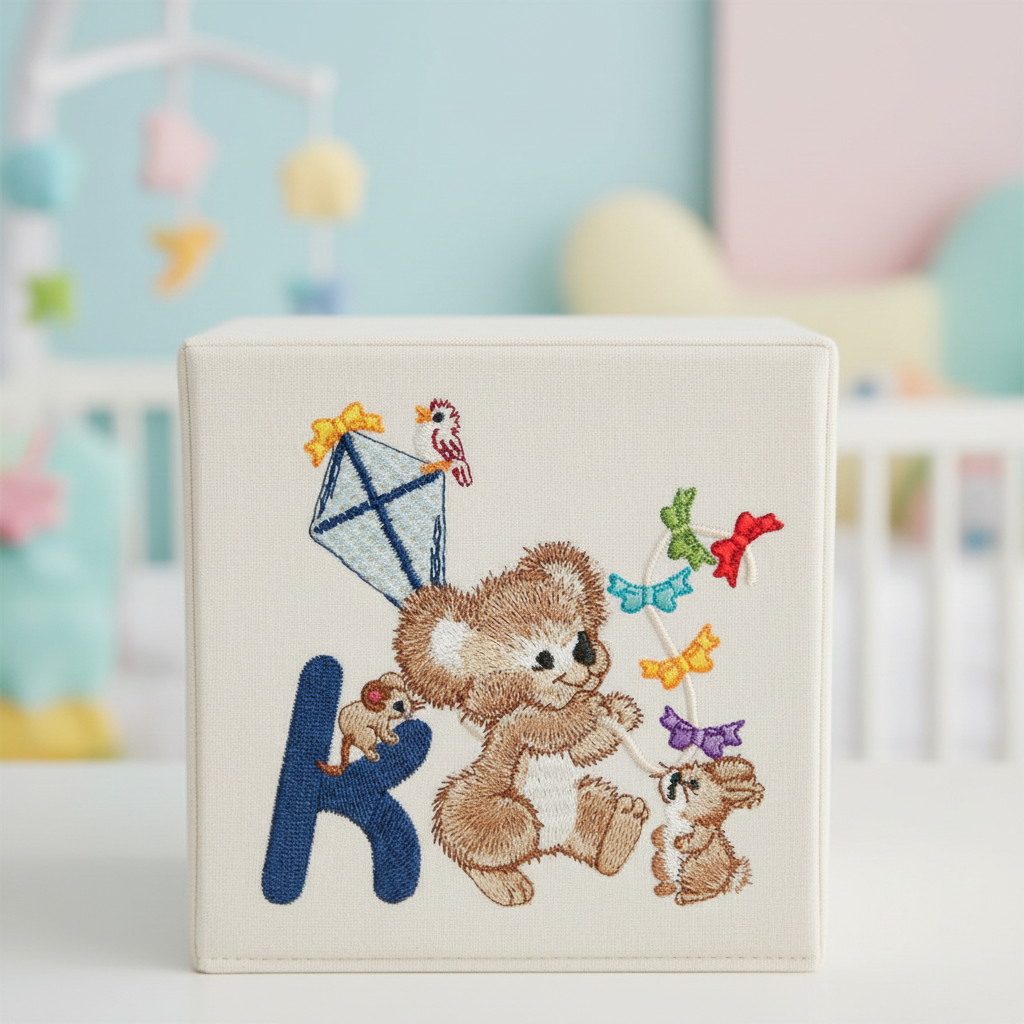 Fuzzy Koala Bear Letter K