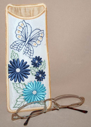 Butterfly Daisy Eyeglass Cases