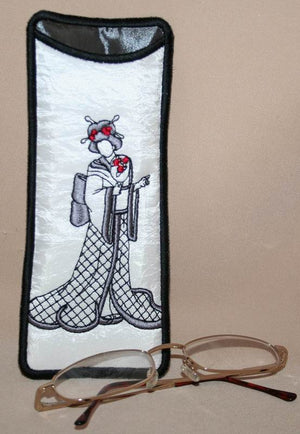 Japanese Girl with Kimono Eyeglass Cases