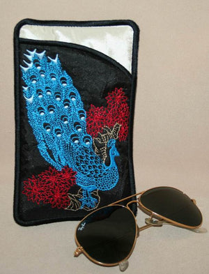 Peacock Eyeglass Cases Petals