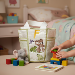 Bucket Fuzzy Koala Bear Letters DEF