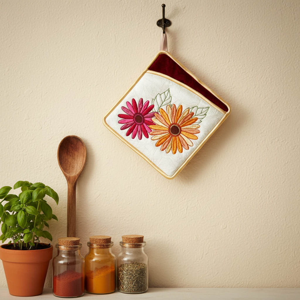 Gerbera Potholders