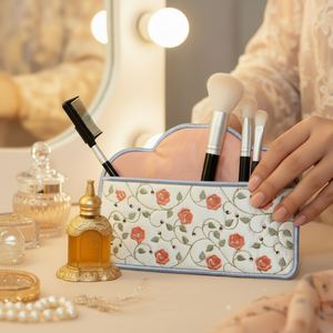 French Rose Cosmetic Bag