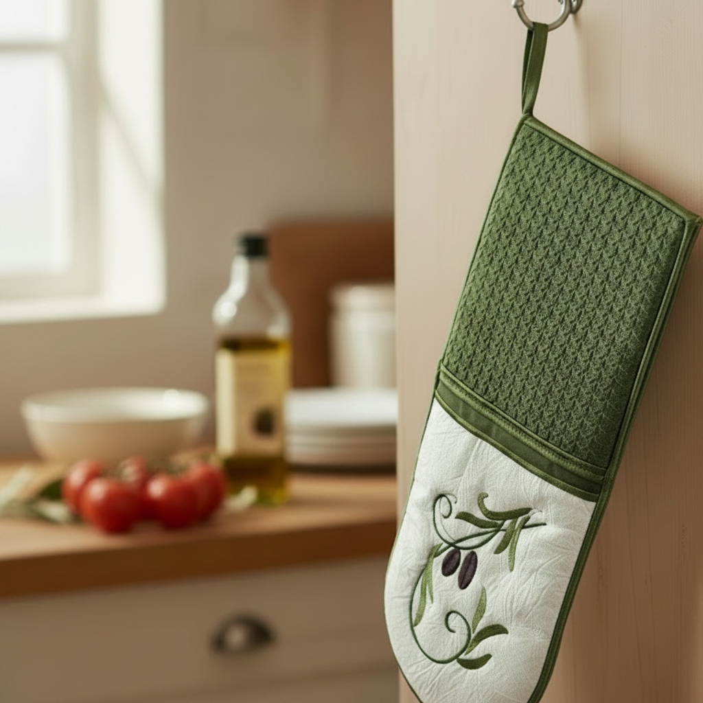 Olive BBQ Mitts