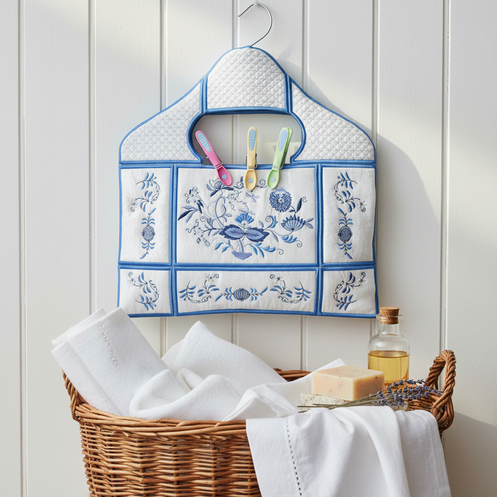 Blue Onion Peg Basket