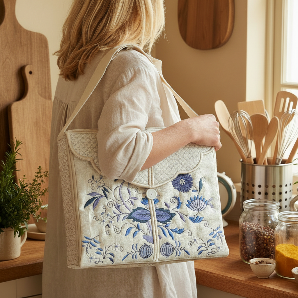 Blue Onion Tote Bag