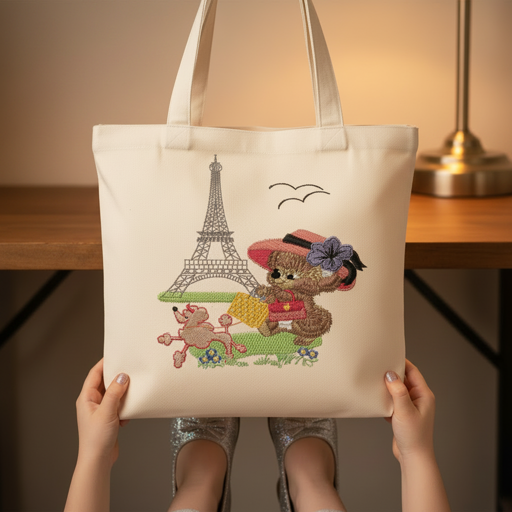 Fuzzy Koala Bear Olivia in Paris