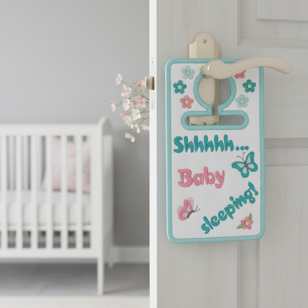 Baby Sleeping Door Hanger
