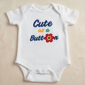 Cute as a button Bold Script