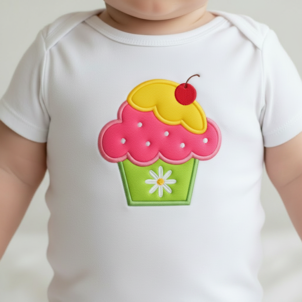 Cute Cupcake Applique