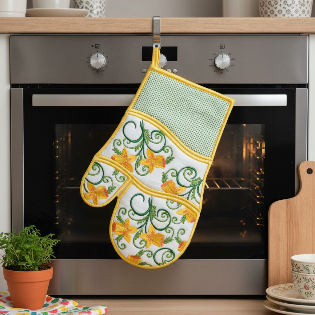 Daffodil Oven Gloves