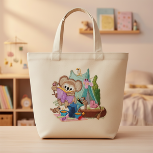 Emma Fuzzy Koala Bear Camping