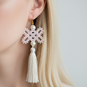 Freestanding Lace Celtic Knot Earrings
