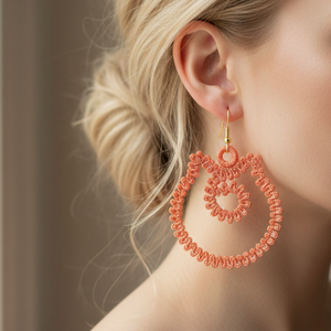 Freestanding Lace Kitty Earrings