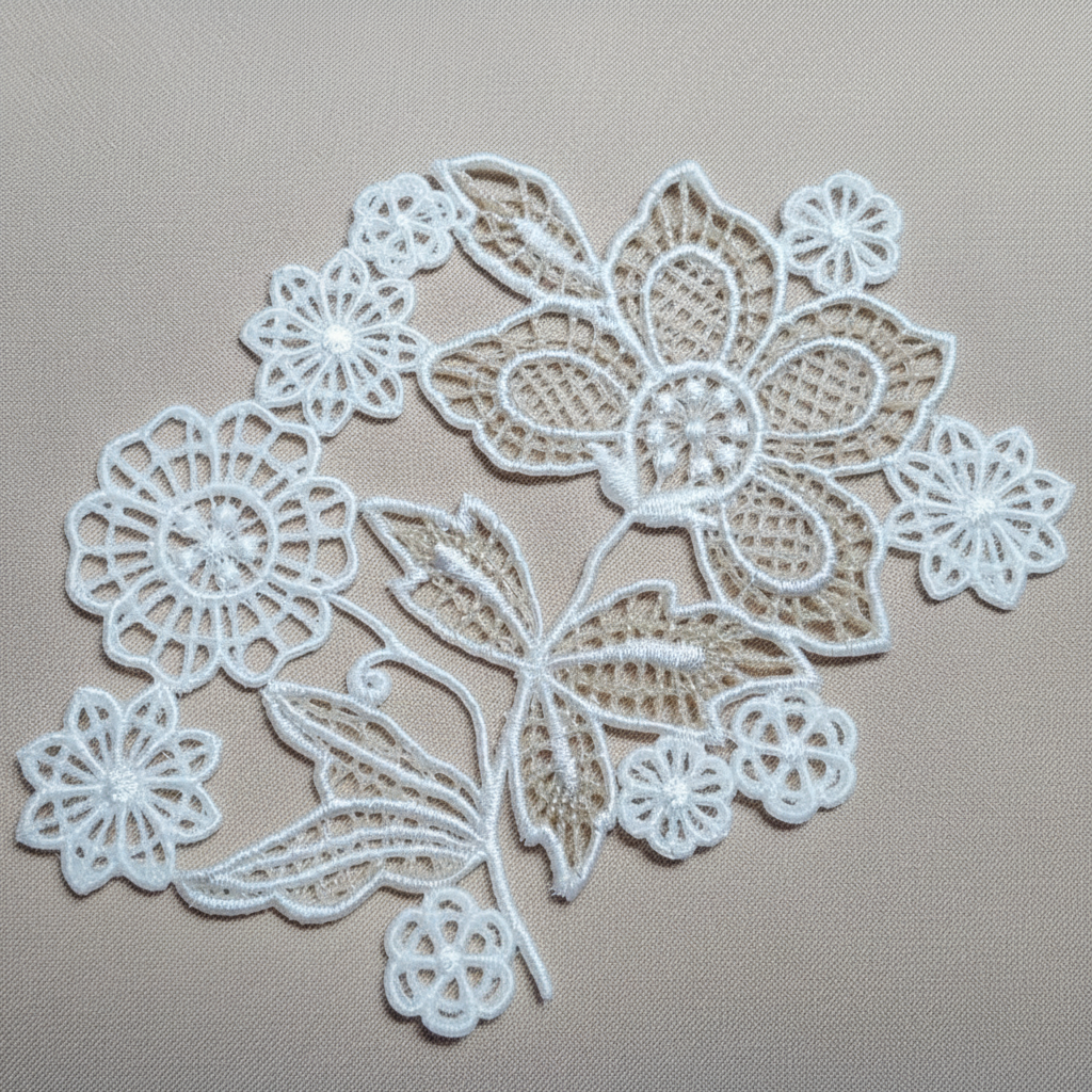 Freestanding Lace Summer Motifs Bouquet