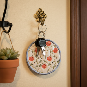 French Rose Key Tags