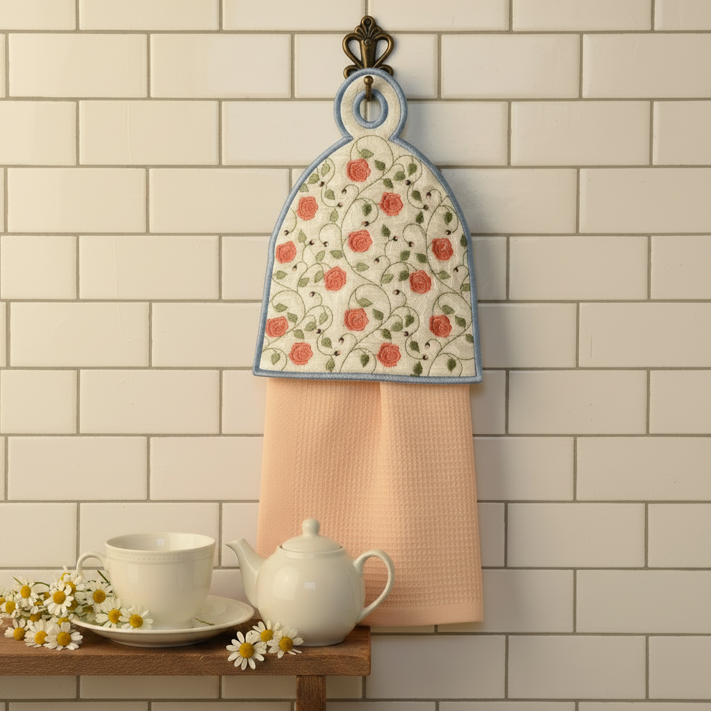 French Rose Towel Toppers