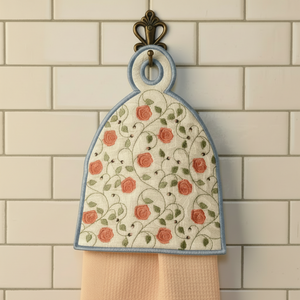 French Rose Towel Toppers