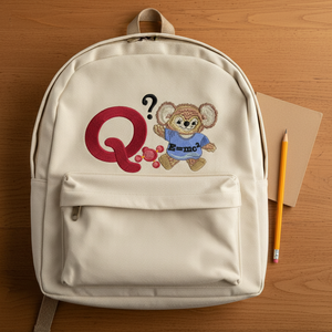 Fuzzy Koala Bear Letter Q